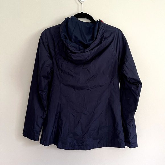 Dover Saddelry Women's Small Lightweight Navy Blue Windbreaker Jacket - Picture 2 of 9